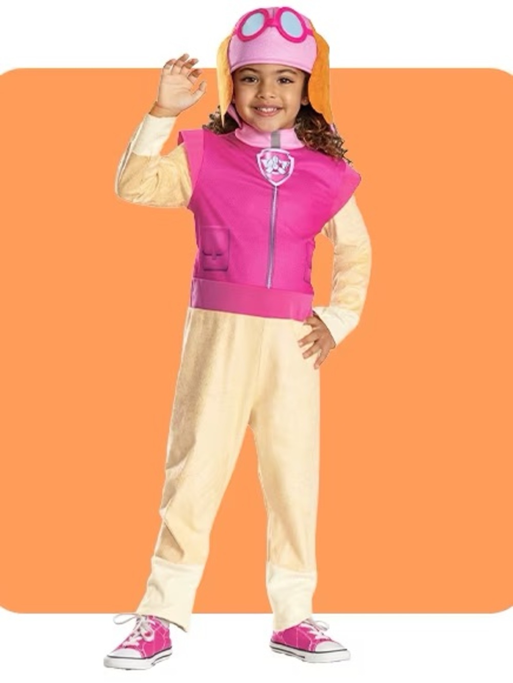 BRAND NEW girl toddler paw patrol skye halloween costume size 3-4T